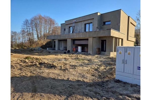 mazowieckie, grodziski, Grodzisk Mazowiecki, Adamowizna, Osowiecka, Bliźniak, stan developerski z pompą ciepła.